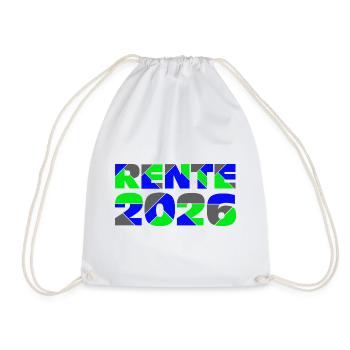 Rente 2026 - Sac de sport léger - blanc - Devant