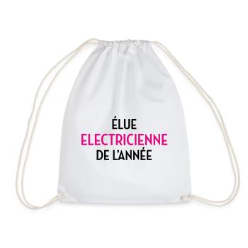 Élue Électricienne de l'Année : La Reine des Watts - Sac de sport léger - blanc - Devant