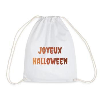 HALLOWEEN. KÜRBIS. KÜRBIS-HALLOWEEN. - Turnbeutel - Weiß - Vorne