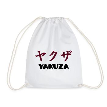 Yakuza (V) - Drawstring Bag - white - Front