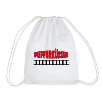 PUFFERKÜSSER - Turnbeutel - Weiß - Vorne