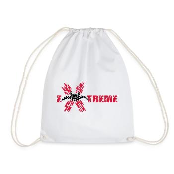 skydiver extreme - Drawstring Bag - white - Front