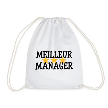 Meilleur Manager - Sac de sport léger - blanc - Devant