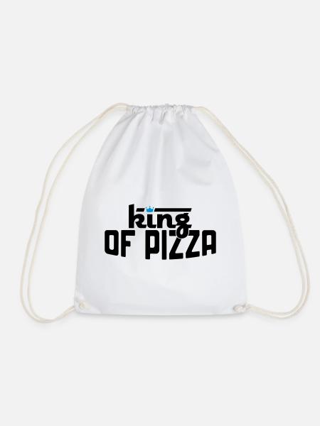 Pizza - Turnbeutel - Weiß