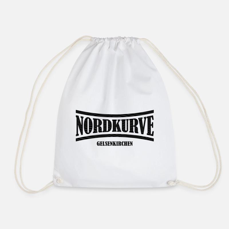 Nordkurve Gelsenkirchen Geschenkidee - Turnbeutel - Weiß