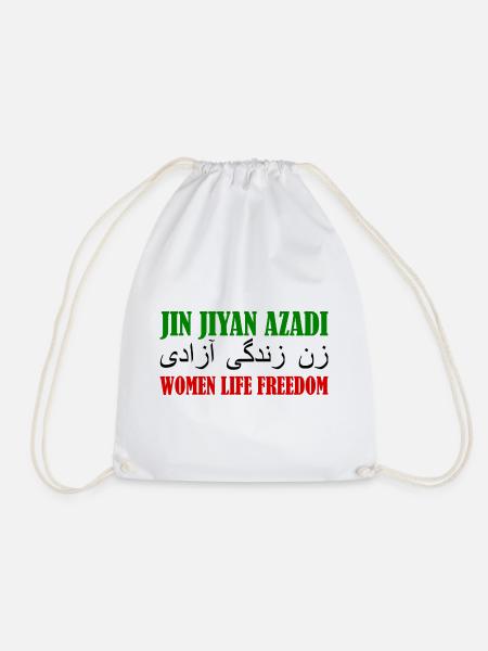 Women life freedom - Turnbeutel - Weiß