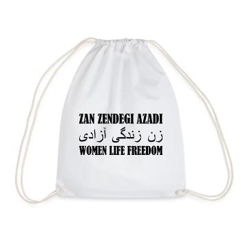 Zan zendegi azadi women life freedom - Turnbeutel - Weiß - Vorne