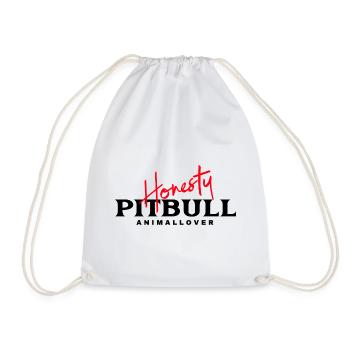 Pitbull Animal Lover Dog - Turnbeutel - Weiß - Vorne