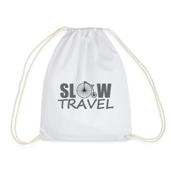 SLOW TRAVEL - Sac de sport léger - blanc - Devant