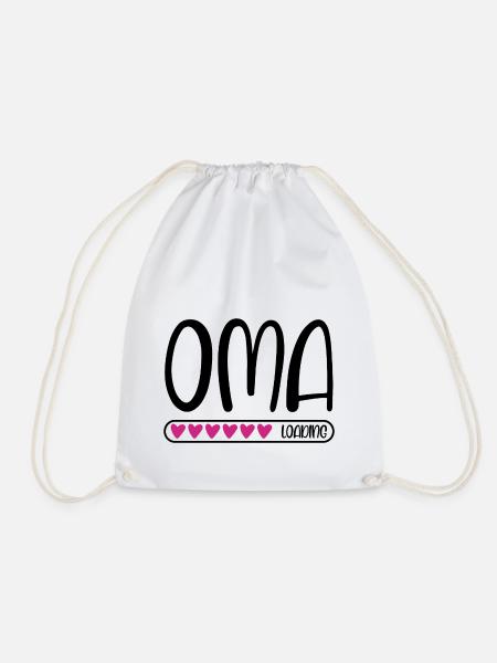 Oma loading - Turnbeutel - Weiß