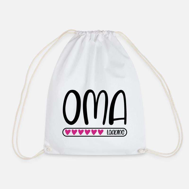 Oma loading - Turnbeutel - Weiß