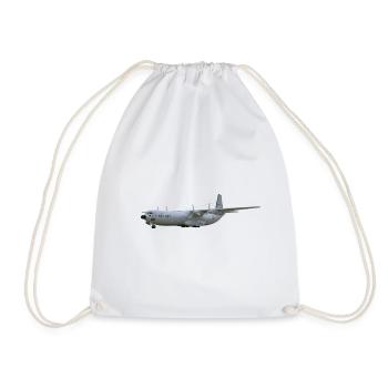 C-133 Cargomaster - Drawstring Bag - white - Front