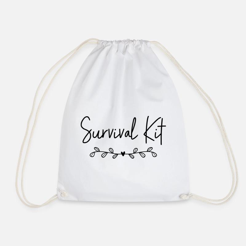 Survival Kit - Turnbeutel - Weiß