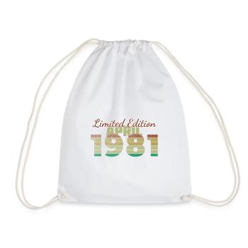 45th Anniversary Limited Edition (SCR) 04/1981 - Drawstring Bag - white - Front