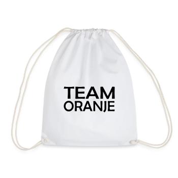 Team Oranje - Nederland - Niederlande Netherlands - Turnbeutel - Weiß - Vorne