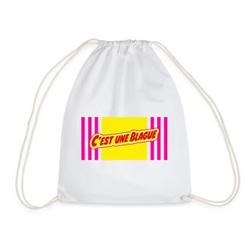 C'est une blague - Sac de sport léger - blanc - Devant