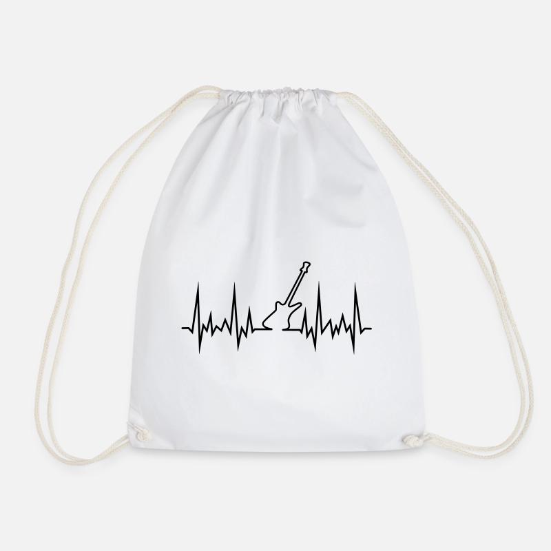 verbesserte_egitarre - Drawstring Bag - white