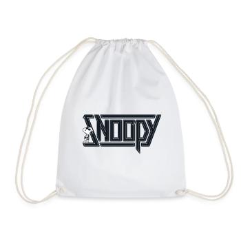 Peanuts Snoopy Cool Logo - Turnbeutel - Weiß - Vorne