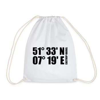 Coordonnées castrop-Rauxel - Sac de sport léger - blanc - Devant