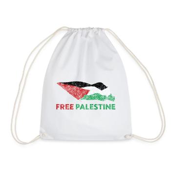 Palestine libre - Sac de sport léger - blanc - Devant