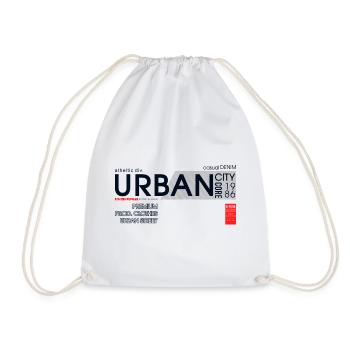 Horizon urbain en denim - Sac de sport léger - blanc - Devant