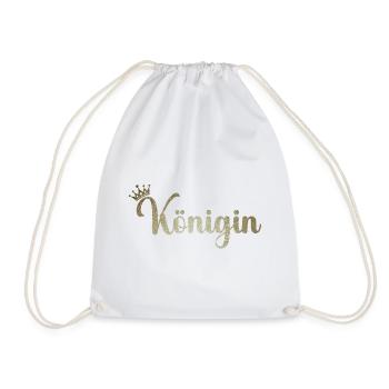 Queen - Drawstring Bag - white - Front