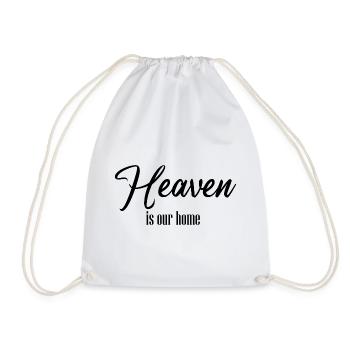 Heaven Is Our Home – Hoffnung in Christus - Turnbeutel - Weiß - Vorne