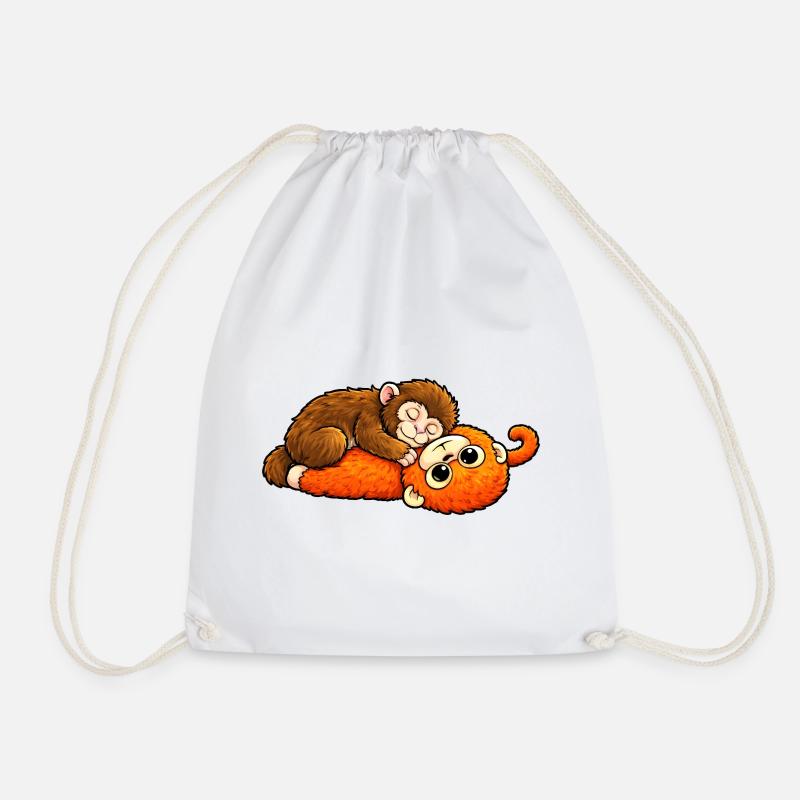 Monkey Punch Baby  - Turnbeutel - Weiß