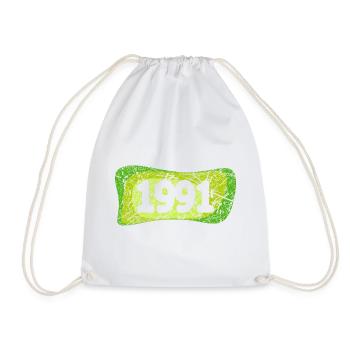 1991 - Drawstring Bag - white - Front