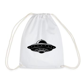 UFO - Drawstring Bag - white - Front