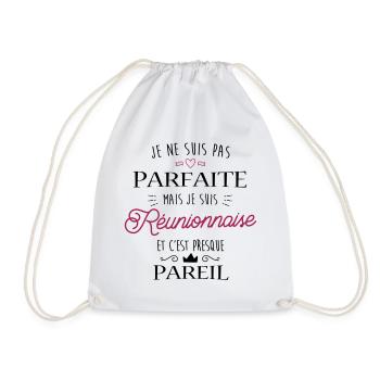 Réunionnaise Parfaite - Sac de sport léger - blanc - Devant