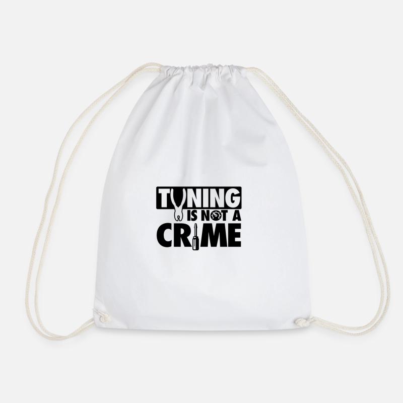 Tuning is not a Crime - Turnbeutel - Weiß