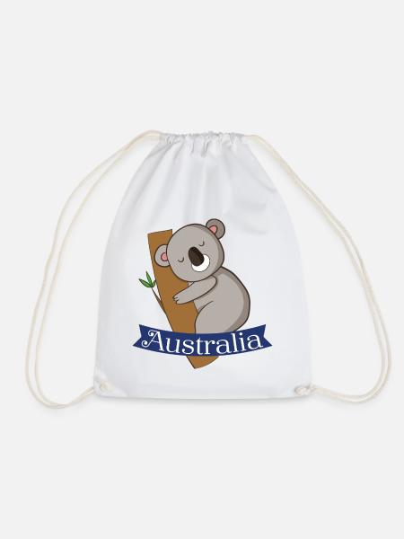 Australien - Turnbeutel - Weiß