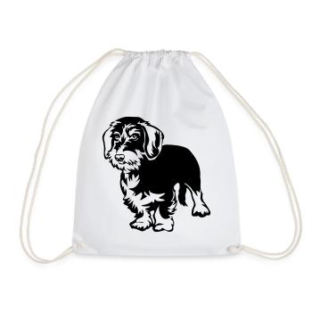 Teckel - Sac de sport léger - blanc - Devant