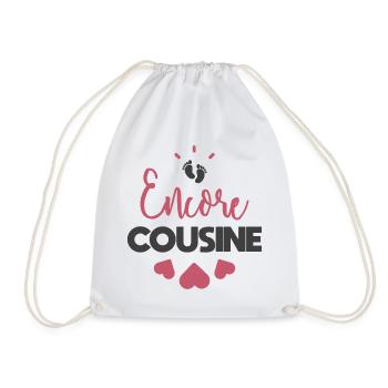 Encore cousine - Sac de sport léger - blanc - Devant
