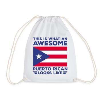 Puerto Rico - Drawstring Bag - white - Front