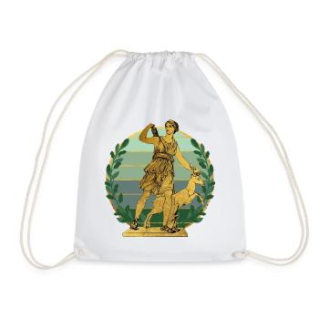Artémis déesse de la chasse - Sac de sport léger - blanc - Devant