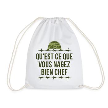 la septième compagnie, la 7ème compagnie - Sac de sport léger - blanc - Devant