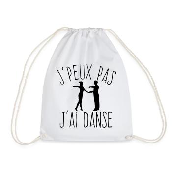 J'peux pas j'ai danse  - Sac de sport léger - blanc - Devant