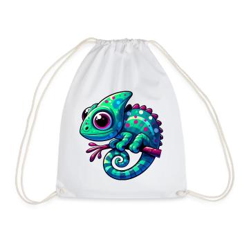 Caméléon - Sac de sport léger - blanc - Devant