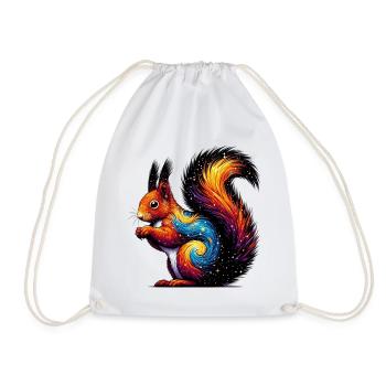 Écureuil - Sac de sport léger - blanc - Devant