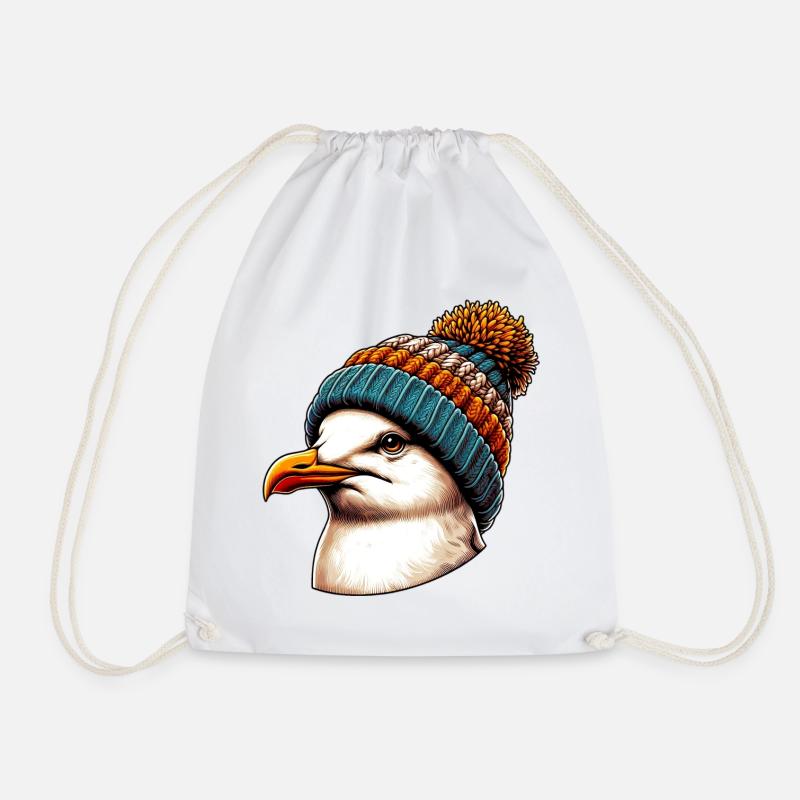 Möwe - Turnbeutel - Weiß