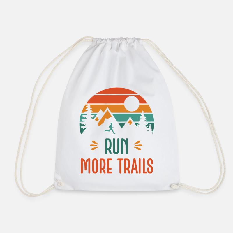 Lauf mehr Trails - Turnbeutel - Weiß