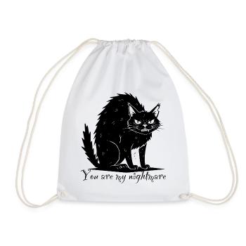 My nightmare - Drawstring Bag - white - Front