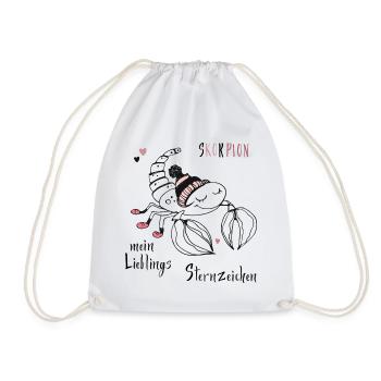 Crabe avec Cap Scorpion - Sac de sport léger - blanc - Devant