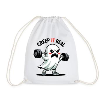 Creep It Real Ghost Lift - Turnbeutel - Weiß - Vorne