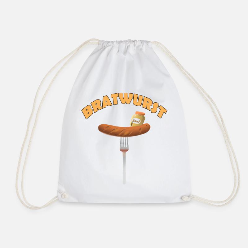 BRATWURST - Turnbeutel - Weiß