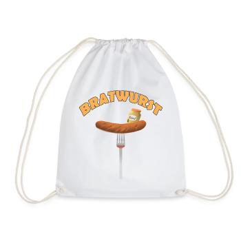Bratwurst - Drawstring Bag - white - Front
