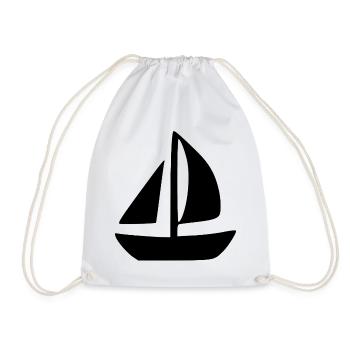 Sailboat Sailing Ship Sailing Gift - Drawstring Bag - white - Front