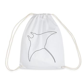 Rai manta - Sac de sport léger - blanc - Devant
